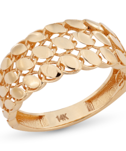 Anillo de Oro 14k Trenzado