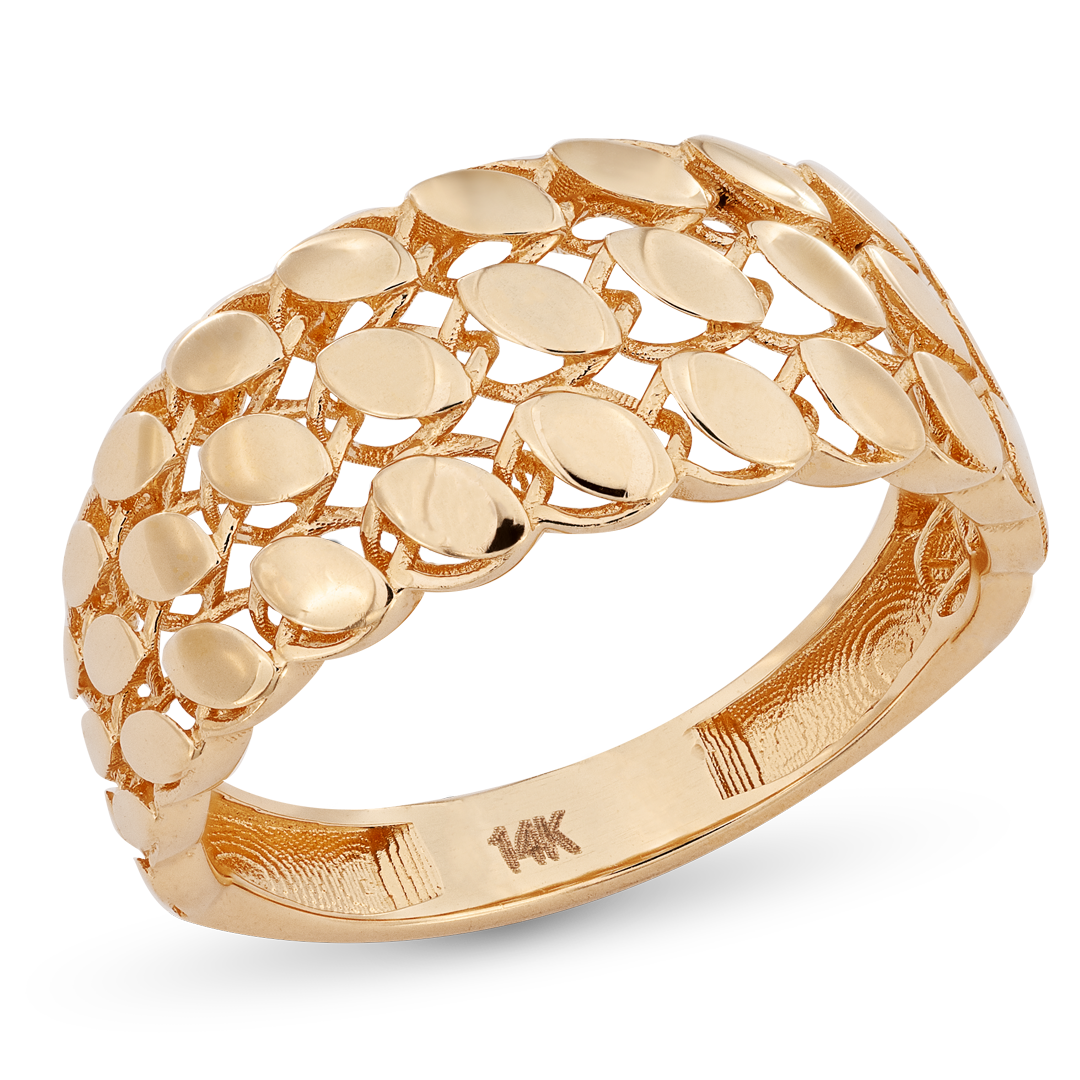 Anillo de Oro 14k Trenzado Anillo de Oro 14k Trenzado